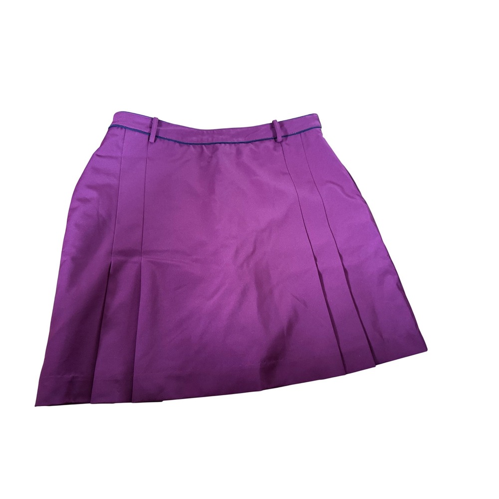 Ping maroon pleated‎ mini golf skort
